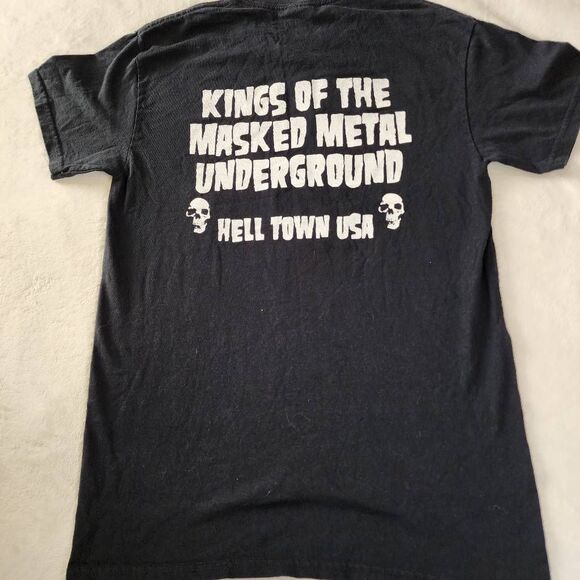 Gildan Seven Days Lost Black Tshirt With Graphics Size Small - Picture 5 of 6